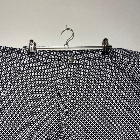 Lands’ End Mens Swim Shorts Size 42 Nylon Beach Coastal Blue and White - Picture 3 of 8